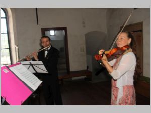 Musica Sacra Piber, Floete & Violine & Orgel, Foto: R. Cescutti, Kleine Zeitung