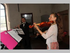 Musica Sacra Piber, Floete & Violine & Orgel, Foto: R. Cescutti, Kleine Zeitung