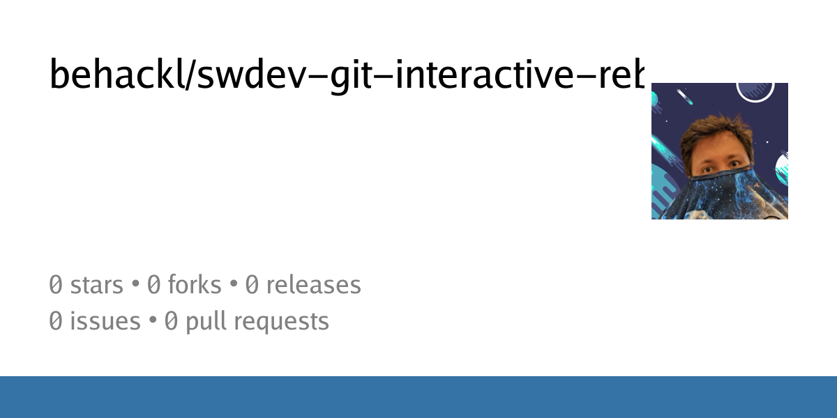 Behackl swdev git interactive rebase mathgit math code 