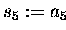 $s_5 := a_5$