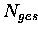 $N_{ges}$