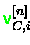 ${\ensuremath{\color{green} {\sf v}} }_{C,i}^{[n]}$