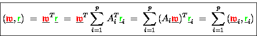\begin{displaymath}
\boxed{
(\underline{{\ensuremath{\color{red}\mathfrak{w}} }...
...w}} }}_i,\underline{{\ensuremath{\color{green}{\sf r}} }}_i)
}\end{displaymath}