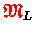 ${\ensuremath{\color{red} \mathfrak{M} } }_L$