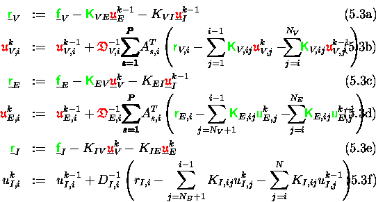 \begin{subequations}% latex2html id marker 41895\begin{eqnarray}
\underline{...
..._{j=i}^{N} {K}_{I,ij}{u}_{I,j}^{k-1}
\right)
\end{eqnarray}\end{subequations}