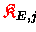${\ensuremath{\color{red} \mathfrak{K} } }_{E,j}$