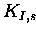 $K_{I,s}$
