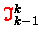${\ensuremath{\color{red} \mathfrak{I} } }_{k-1}^{k}$