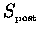 $S_{_{\mathrm{post}}}$
