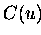 $C(u)$
