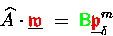 \begin{displaymath}\widehat{A} \makebox[0pt]{} \cdot \underline{{\ensuremath{\co...
...nderline{{\ensuremath{\color{red} \mathfrak{p} } }}_{\delta}^m \end{displaymath}