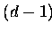 $(d-1)$