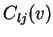 $ C_{lj}^{+}(v)$
