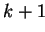 $ k+1$