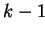 $ k-1$