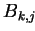 $ B_{k,j}$