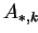 $ A_{\ast,k}$