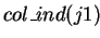 $ col\_ind(j1)$
