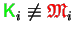 $ {\ensuremath{\color{green}{\sf K}}}_i\not\equiv{\ensuremath{\color{red}\mathfrak{M}}}_i$