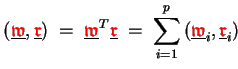 $\displaystyle (\underline{{\ensuremath{\color{red}\mathfrak{w}}}},\underline{{\...
...or{red}\mathfrak{w}}}}_i,\underline{{\ensuremath{\color{red}\mathfrak{r}}}}_i)
$
