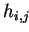 $ h_{i,j}$