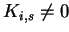 $ K_{i,s}\neq 0$