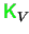 $ {\ensuremath{\color{green}{\sf K}}}_V$