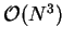 $ {\mathcal O}(N^3)$