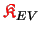 $ {\ensuremath{\color{red}\mathfrak{K}}}_{EV}$
