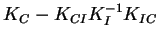 $\displaystyle K_C - K_{CI} K_I^{-1} K_{IC}$
