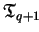 $ \mathfrak{T}_{q+1}$