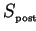 $ S_{_{\mathrm{post}}}$