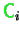 $ {\ensuremath{\color{green}{\sf C}}}_i$