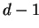 $ d-1$
