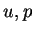 $ u,p$