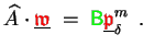 $\displaystyle \widehat{A} \makebox[0pt]{} \cdot \underline{{\ensuremath{\color{...
... B}}} \underline{{\ensuremath{\color{red}\mathfrak{p}}}}_{\delta}^m
\enspace. $