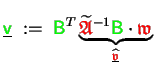 $\displaystyle \underline{{\ensuremath{\color{green}{\sf v}}}} \;:=\; {\ensurema...
...{\widehat{\underline{{\ensuremath{\color{red}\mathfrak{v}}}}} \makebox[0pt]{}}
$