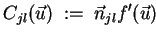 $\displaystyle \qquad f_2(\vec{u}) \;=\; f'_2(\vec{u})\cdot\vec{u} \enspace.
$